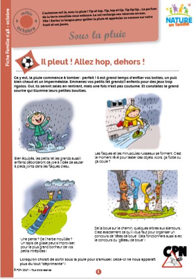 image fiche pluie